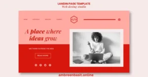 blogging page listing website design templates