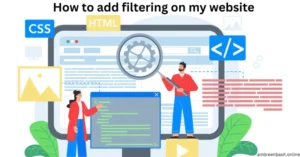 how to add filtering on my website