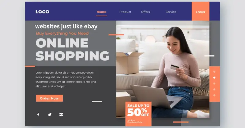 Online seller packing boxes for shipping on eBay alternatives