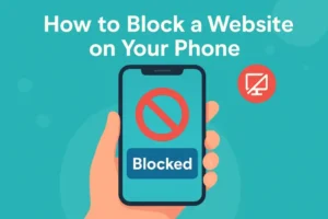 how to block a website on phone