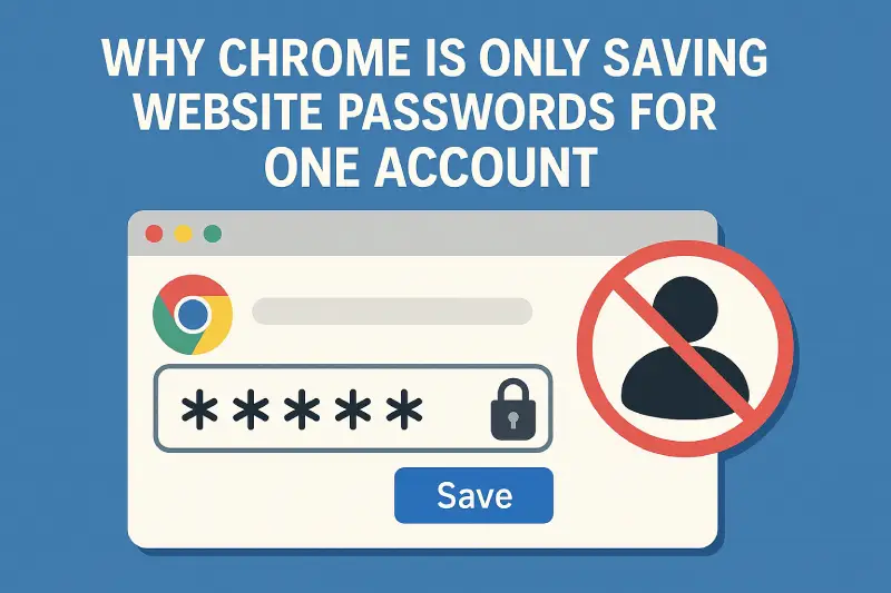 chrome saving password