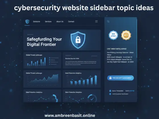 cybersecurity website ideas