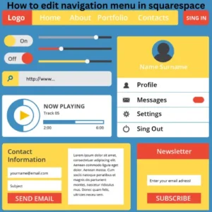 how to edit navigation menu in squarespace
