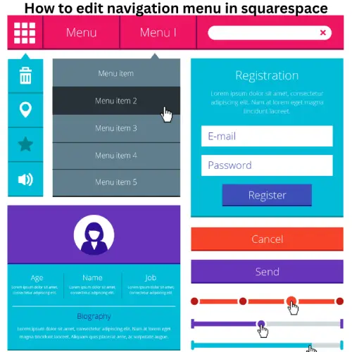 NAVIGATION MENU IN SQUARESPACE