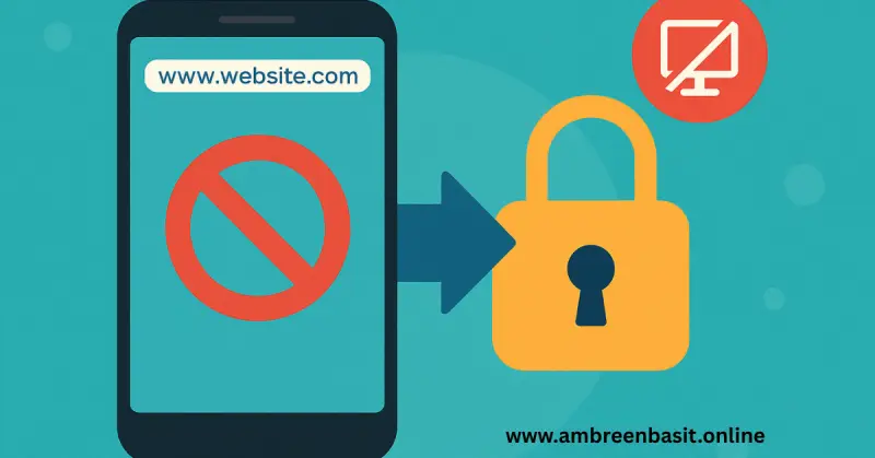 block website on phone